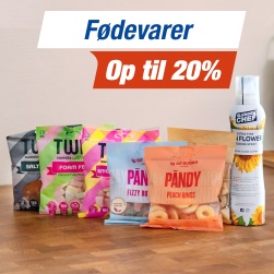 Fdevarer - Op til 20%